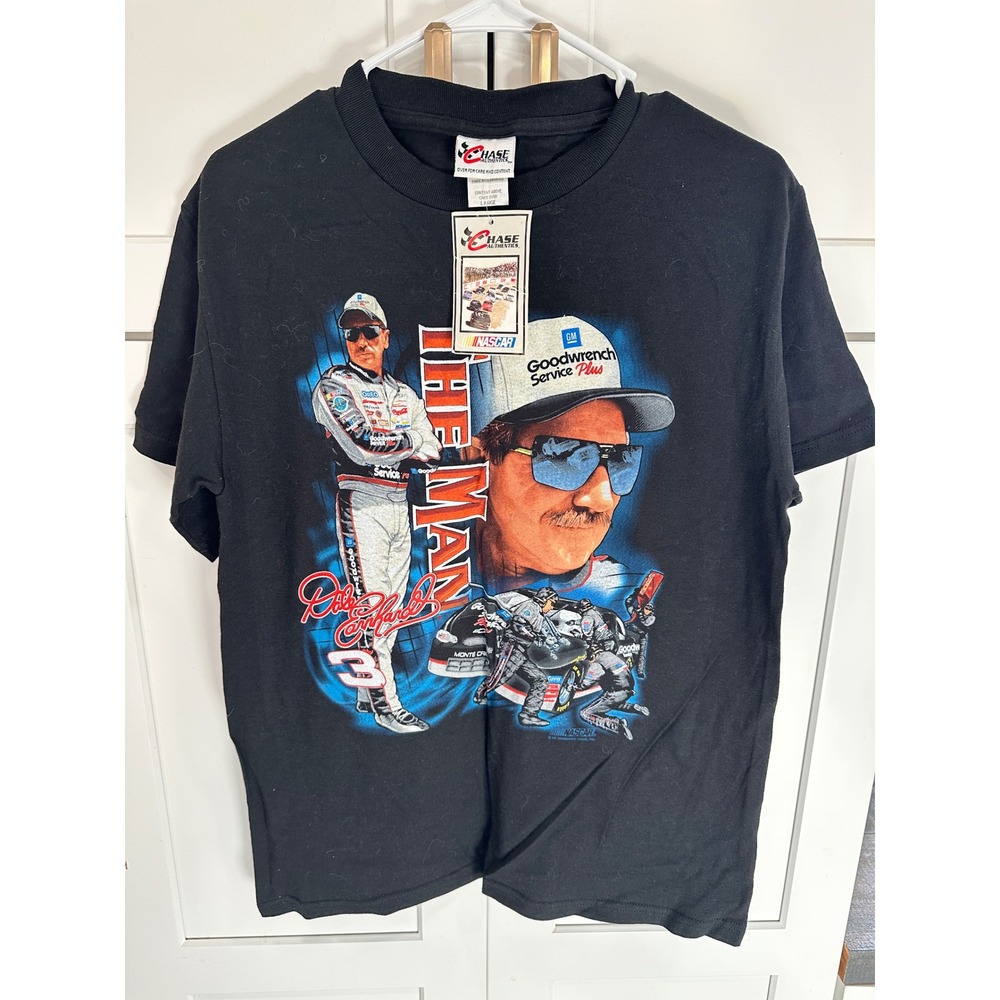 Chase Authentics Dale Earnhardt‎ The Man NASCAR Racing T Shirt Men L